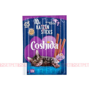 تشویقی مدادی گربه کوشیدا طعم بره و بوقلمون- Coshida lamb & Turkey Cat Stick - مدادی گربه کوشیدا طعم بوقلمون و گوشت بره - اسنک مدادی گربه کوشیدا - تشویقی مدادی کوشیدا - تشویقی میله ای گربه کوشیدا