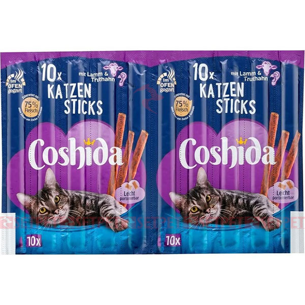 تشویقی مدادی گربه کوشیدا طعم بره و بوقلمون- Coshida lamb & Turkey Cat Stick - مدادی گربه کوشیدا طعم بوقلمون و گوشت بره - اسنک مدادی گربه کوشیدا - تشویقی مدادی کوشیدا - تشویقی میله ای گربه کوشیدا