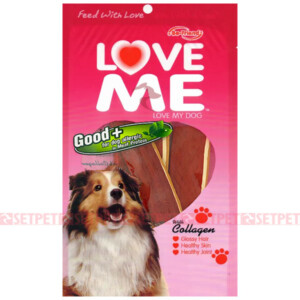 تشویقی نواری سگ لاومی طعم گوشت گاو - Love Me Chicken Beef Soft Snack Dog Treat - تشویقی لاومی - تشویقی سگ لاومی - تشویقی سگ نواری لاومی طعم گوشت گاو - اسنک نواری سگ لاومی - تشویقی سگ نواری لاومی - اسنک تشویقی لاومی طعم بیف