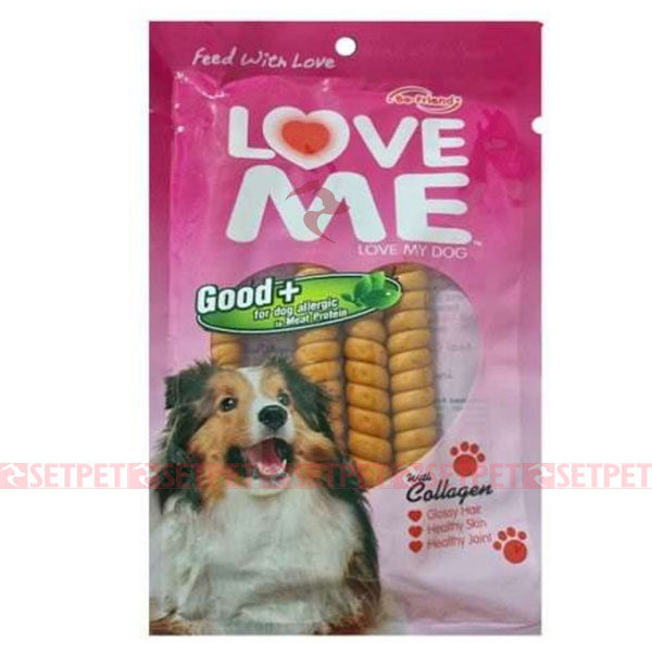 تشویقی سگ لاومی مارپیچ طعم مرغ - Love Me Chicken Soft Snack Dog Treat - تشویقی لاومی - تشویقی سگ لاومی - تشویقی سگ لوله ای لاومی طعم مرغ - اسنک سگ لاومی - تشویقی سگ دورپیچ لاومی - اسنک دورپیچ سگ لاومی - اسنک تشویقی لاومی طعم مرغ