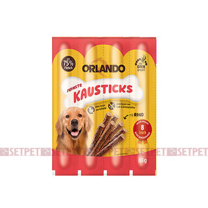 تشویقی مدادی سگ اورلاندو طعم گوشت گاو - Orlando dog sticks beef - مدادی سگ اورلاندو - مدادی سگ اورلاندو طعم گوشت گاو - اسنک نرم سگ اورلاندو - تشویقی مدادی گوشت اورلاندو