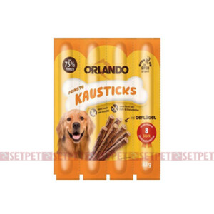 تشویقی مدادی سگ اورلاندو طعم مرغ - Orlando dog sticks Geflügel - مدادی سگ اورلاندو - مدادی سگ اورلاندو طعم گوشت مرغ - اسنک نرم سگ اورلاندو - تشویقی مدادی مرغ اورلاندو - Orlando dog sticks Poultry