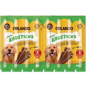 تشویقی مدادی سگ اورلاندو طعم گوشت شکار - Orlando dog sticks wild - مدادی سگ اورلاندو - مدادی سگ اورلاندو طعم گوشت شکار - اسنک نرم سگ اورلاندو - تشویقی مدادی گوشت اورلاندو