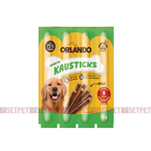 تشویقی مدادی سگ اورلاندو طعم گوشت شکار - Orlando dog sticks wild - مدادی سگ اورلاندو - مدادی سگ اورلاندو طعم گوشت شکار - اسنک نرم سگ اورلاندو - تشویقی مدادی گوشت اورلاندو