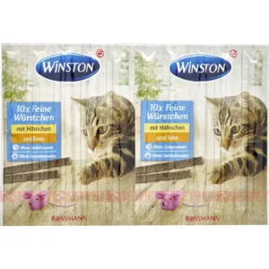تشویقی مدادی گربه وینستون طعم مرغ و اردک- Winston Chicken & Duck Cat Treat Stick - مدادی گربه وینستون - مدادی گربه وینستون طعم مرغ و اردک - اسنک مدادی گربه وینستون - تشویقی مدادی مرغ و اردک گربه وینستون