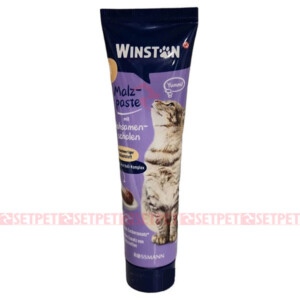 خمیر مالت آنتی هربال گربه وینستون - Winston Cat Malt Paste Anti Hairball - آنتی هربال گربه وینستون - دفع گلوله مو در گربه - آنتی هیربال وینستون - مالت گربه وینستون